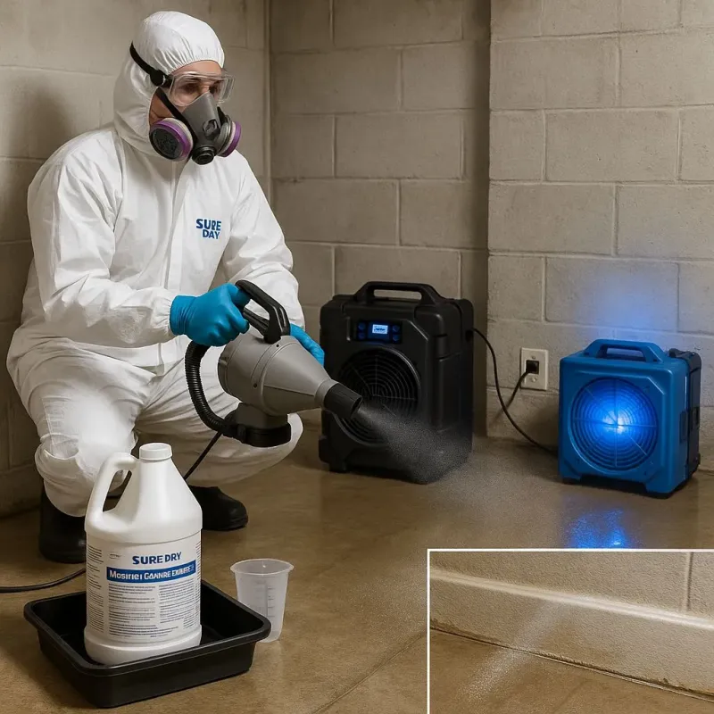 Sanitization and Odor Removal process in Garden City, NY