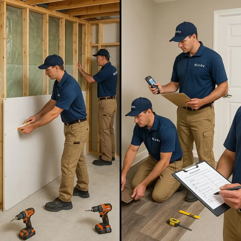 Repairs and Reconstruction process in Garden City, NY